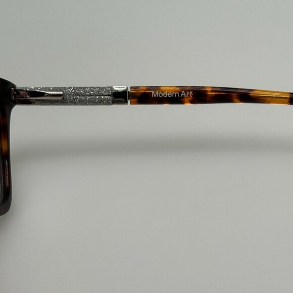 Modern Art Eyeglasses Eye Glasses Frames A606 Tortoise 52-18-140 - Picture 5 of 6